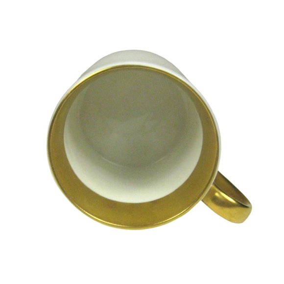 Mike and Ally Set of 6 Espresso Cups Saucers Spoons Gold Rim Porcelain Turkish - Picture 10 of 13